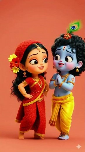 Radha Krishna Cartoon Video | Radha Krishna Animated Story| Divine Love Animation,#krishna,#radhradh