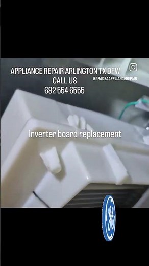 ge front load washer stopping during cycle. inverter board replacement. Arlington tx