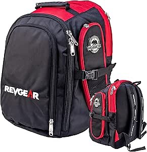 Revgear Gym Backpack, Gym Bag Travel Locker, Training Bag Backpack for MMA, Boxing, MMA, Muay Thai BJJ, Kickboxing - Multi Compartments (Regular)
