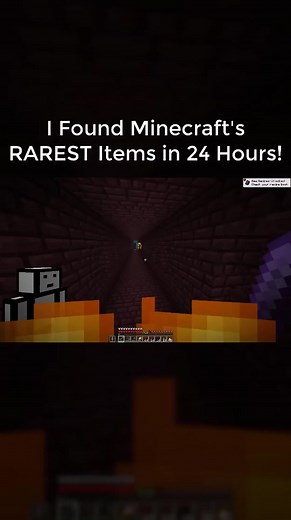 I Found Minecraft's RAREST Items in 24 Hours! part 2 #minecraft #minecraftbuilding #minecrafttutorial #fyp #foryou
