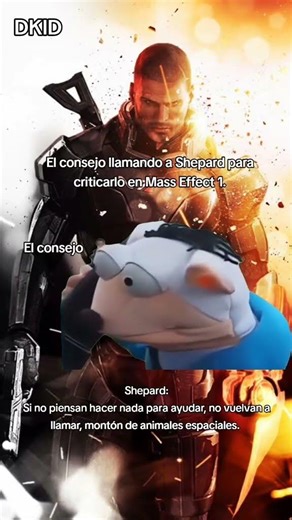 El consejo llamado a shepard en Mass Effect 1 solo para fastidiar. #masseffect #commandershepard