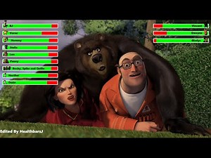 Over the Hedge (2006) Final Battle with healthbars 2/2