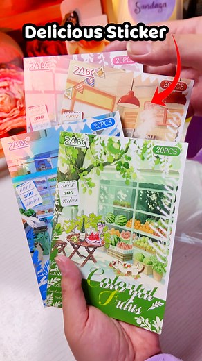1.7K views · 25 reactions |  Unpacking Jianwu Delicious Time Series PET Sticker Book for journal, diary, planner and scrapbooking! 4 Series available, ang ganda! 勺 #stickers #unpacking #journal #journaling #art | Genelyn Sandaga | Facebook