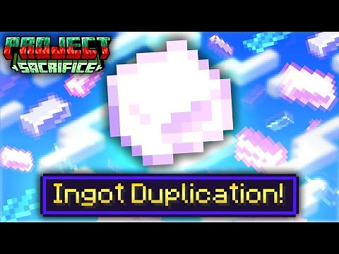 Minecraft Project Sacrifice | TRANSMUTATION TABLET & INGOT DUPLICATION #9 [Modded Questing Skyblock]