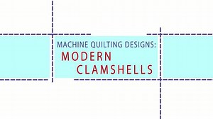 Machine Quilting Designs: Clamshell