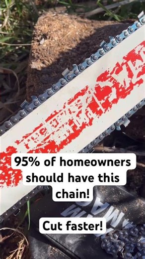 Loggers chainsaw chain. #firewood #chainsaw #372