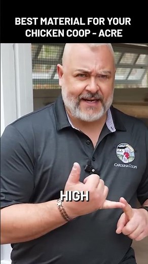 BEST MATERIAL FOR YOUR CHICKEN COOP - ACRE