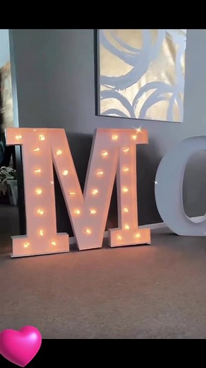 DIY 3ft Marquee Letter Send Off Decoration | Party & Event Planner Ideas