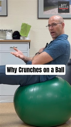Swiss Ball Crunches for Better Core Activation 🔥🥵#shorts #fyp #fitness #abs