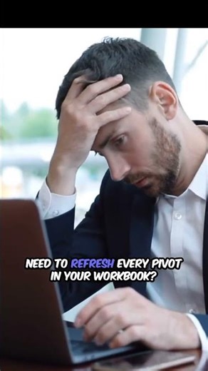 Refresh Pivot table in MS Excel #msexceltutorial