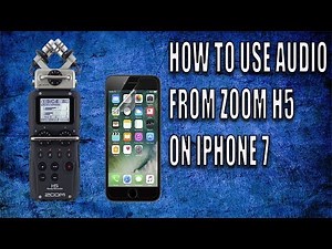 Recording Audio Using ZOOM H5 On Iphone 6 And On
