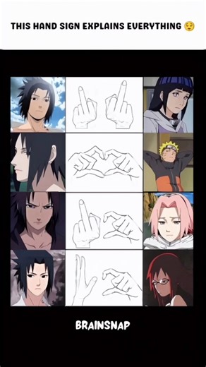 This Hand Sign Explain Everything 😗 #animememes #anime #memes #naruto #sasuke #otaku #kakashi