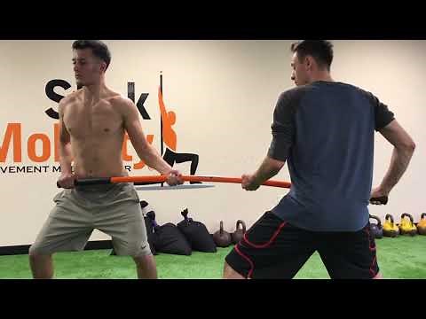 Full Body Workout Tug of War Drill - Stick Mobility Exercise