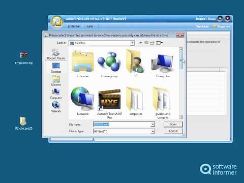 Working with GiliSoft File Lock Pro