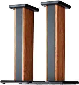 Edifier SS02 25.6 inch Wood Grain Speaker Stands for S1000DB / S2000PRO/ S1000MKII Hollowed for Optional Sand Filling Tuning - Pair