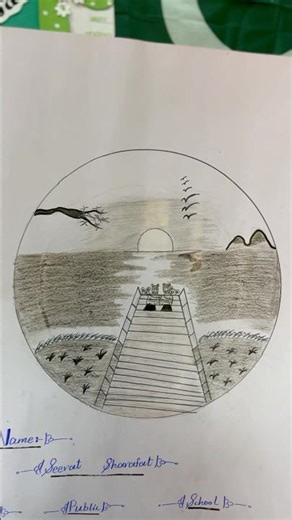 Class 8 Girls Made Beautiful Drawings 🎨