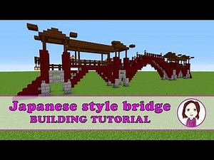 Japanese bridge Minecraft | 1.14 building tutorial