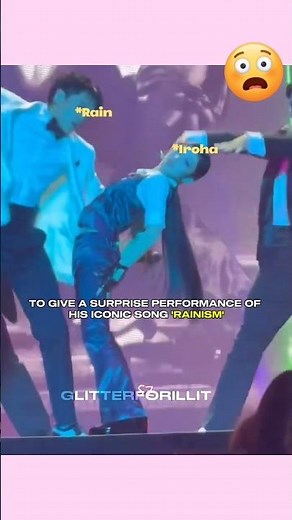 Iroha and Rain surprise performance of Rainism' at weverse con festival #illit #iroha #rainism