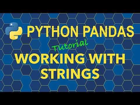 Python Pandas Working with Strings