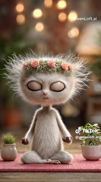 A Day in a Whimsical Green Loft at Home