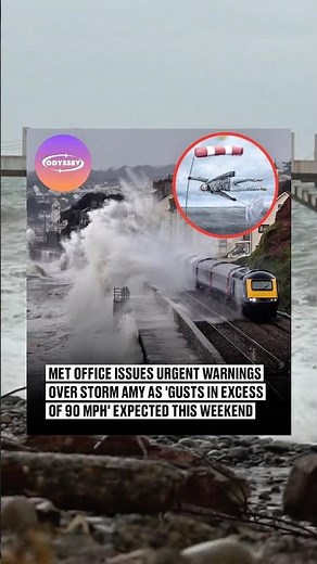 WATCH OUT FOR STORM AMY! (CRAZY WAVES)🌊