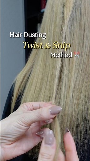 Here is how to trim split ends at home!!