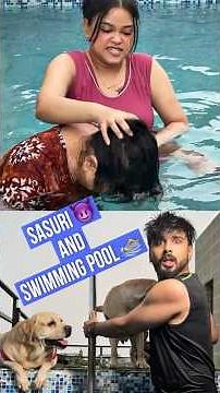 Sashuri in pool 😈🏊‍♀️ #bengali #funny #funnyvideo #comedy #youtubeshorts #couple #viralvideo