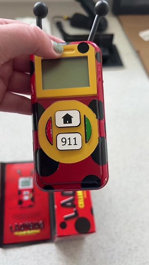Perfect for kids AND the elderly! Who remembers which movie the Ladybug Phone is from? 🤔 #wimpykid #diaryofawimpykid #wimpykidtiktok #wimpykidmovie #rodrickrules #dogdays #thelonghaul #wimpykidstudio #jeffkinney #movieprop #ladybug #phone