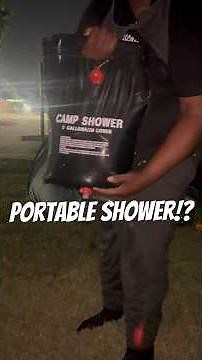 How I shower anywhere using a portable shower