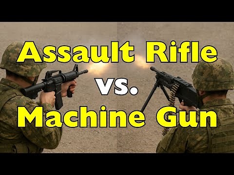 Assault rifles vs. Machine Guns: What’s the difference?