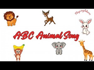 ABC animal song 🎵Educational kids song
