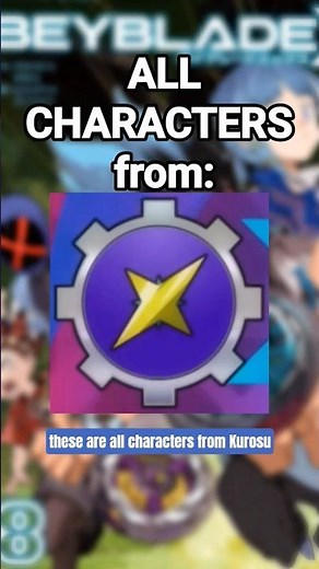 ALL KUROSU CLAN CHARACTERS | BEYBLADE X