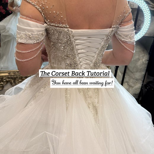 🚨Stop guessing how to lace up a corset back — we’re showing you exactly how the pros do it. Send this to a bride to be! Our beautiful bridal Deven, in her custom design! @cosplur #weddingdresstips #weddingdresses #bridetobe #weddings #corsetback #weddingtips | A.Cherie Couture - Custom Wedding Dresses and Alterations