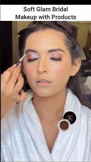 Soft glam| By tejaswini_makeupartist #shorts #makeuptutorial #bridalmakeup #bride #softglamlook