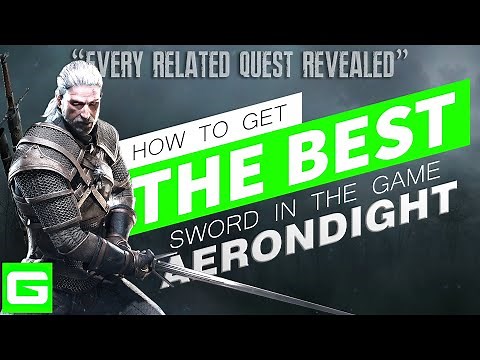 The Witcher 3 - How to Get the BEST SWORD - AERONDIGHT SILVER SWORD