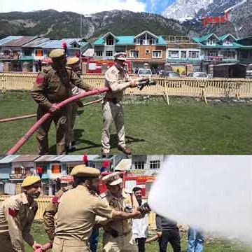 Fire & Emergency Services personnel demonstrate hands-on firefighting techniques during