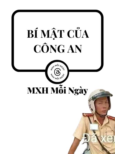 Bí mật của công an mà ít ai biết