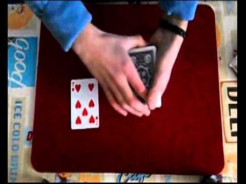 Gioco di prestigio con le carte spiegazione