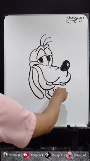 Drawing goofy