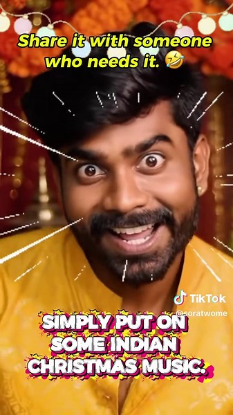 WATCH this if you had a BAD DAY If you’ve had a bad day, when nothing went the way it should, when everything felt off and you’re just about ready to give up… simply put on some Indian Christmas music. #indianchristmassong #badday #fuckedup #laugh