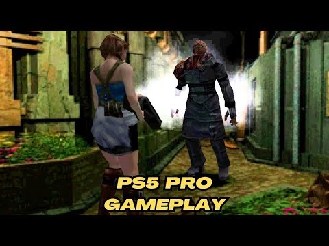 RE 3 Original (PS5 Pro): Nemesis (Three Points Street) Hard Mode Boss Fight Walkthrough