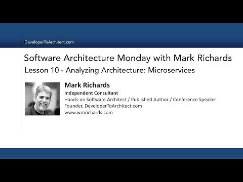 Lesson 10 - Analyzing Architecture: Microservices