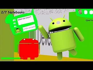 ANDROID MOVES TO BALDI'S!! | Baldi's Basics MOD: Android Robot's Basics