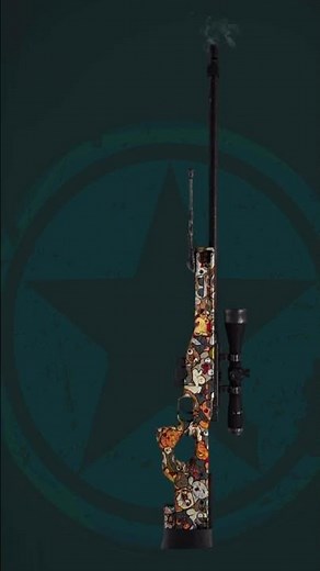 AWM (5 ROUND) SNIPER RIFLE GUNSHOT SOUND EFFECT #SHORTS