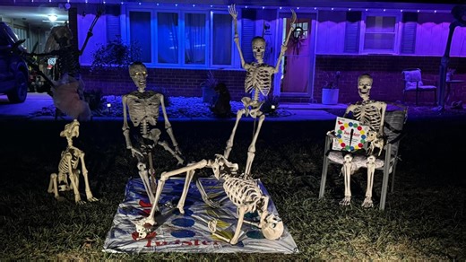 PA family takes their Halloween decorations beyond the grave