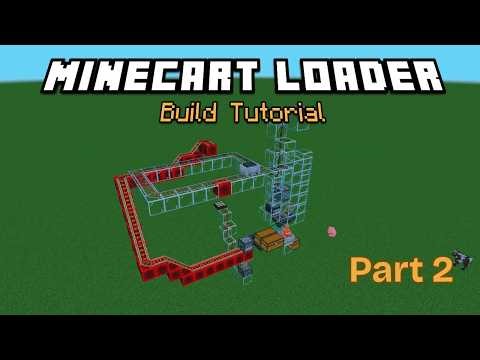 Automatic Minecart Loader Minecraft Build Tutorial