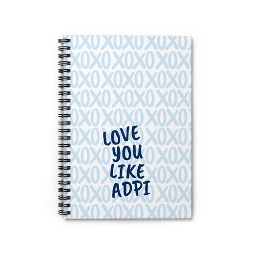 Cuaderno de la hermandad Alpha Delta Pi Lindo regalo de la vida griega Día de la iniciación Regalo de hermana mayor a hermana menor Cuaderno de espiral universitario Diario estético XOXO Hermana de la hermandad - Etsy México