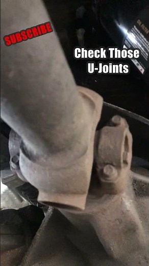 Vibration While Driving Worn Axle Shafts Or U Joints.
