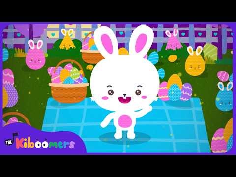 Easter Bunny Wiggle Dance🐰| Kids Songs & Dance Party🎶| The Kiboomers