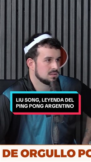 Liu Song, leyenda del ping pong argentino. Así lo contaba @Ping Pong 🏓 con TOKS en #Chango.